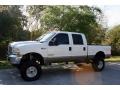 2002 Oxford White Ford F250 Super Duty Lariat Crew Cab 4x4  photo #2