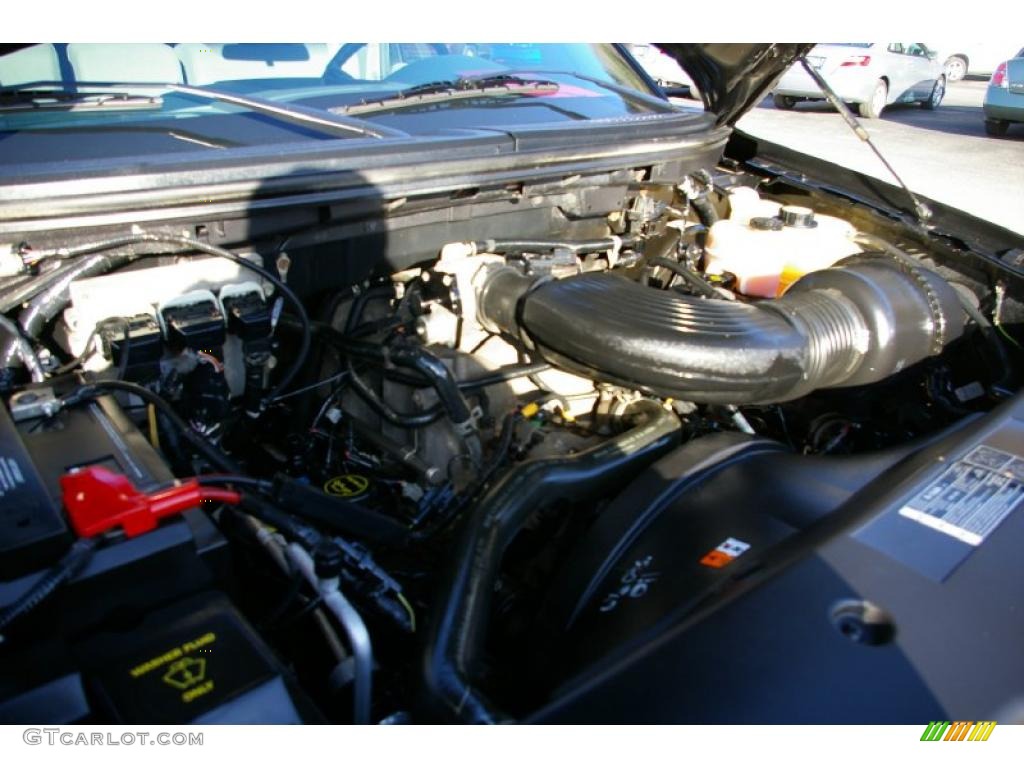 2006 F150 STX SuperCab 4x4 - Black / Medium/Dark Flint photo #12