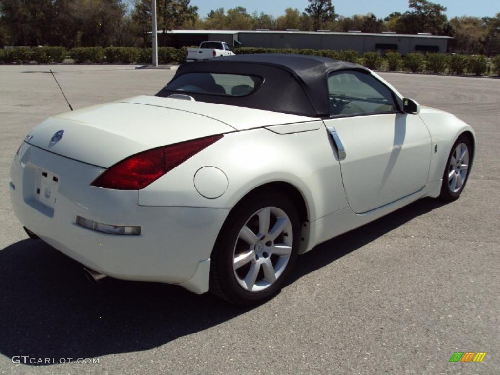 2004 350Z Touring Roadster - Pikes Peak White Pearl / Frost photo #7