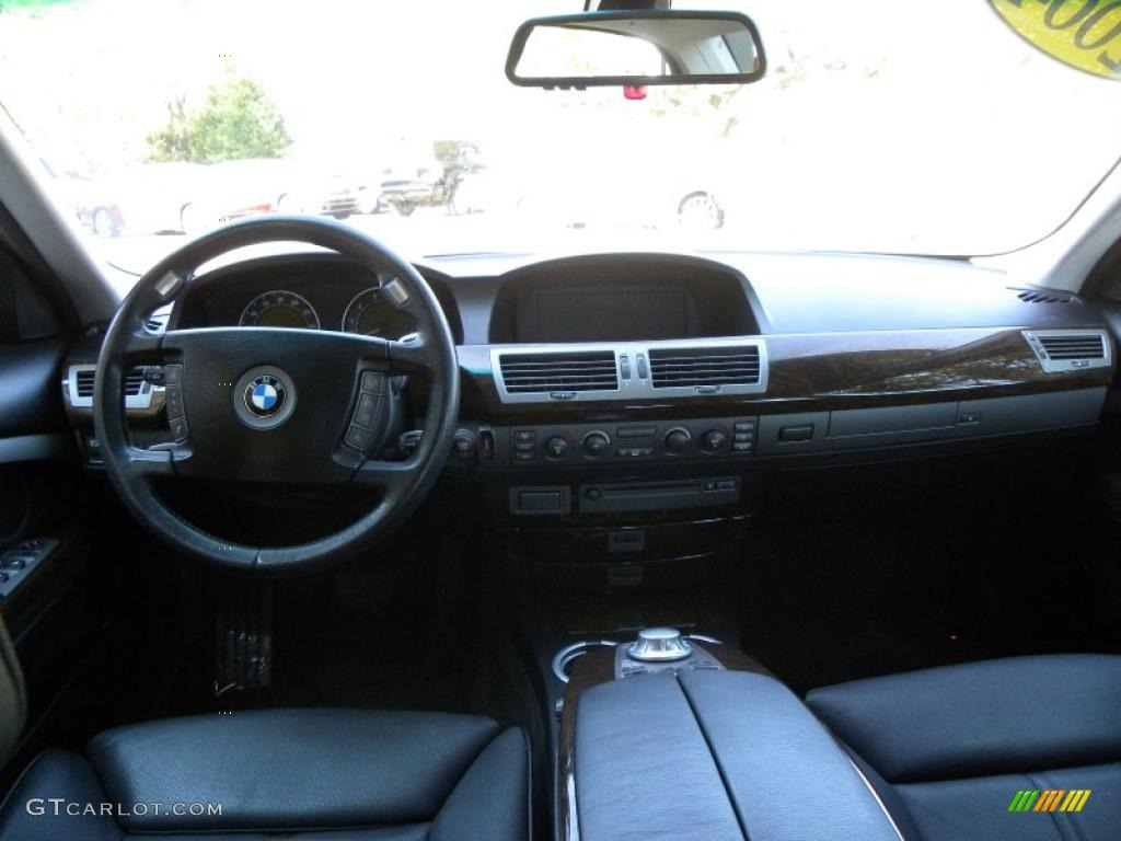 2004 7 Series 745Li Sedan - Titanium Grey Metallic / Black/Black photo #3
