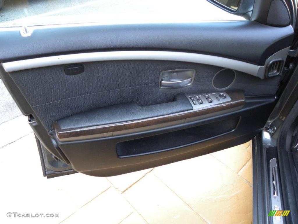 2004 7 Series 745Li Sedan - Titanium Grey Metallic / Black/Black photo #7