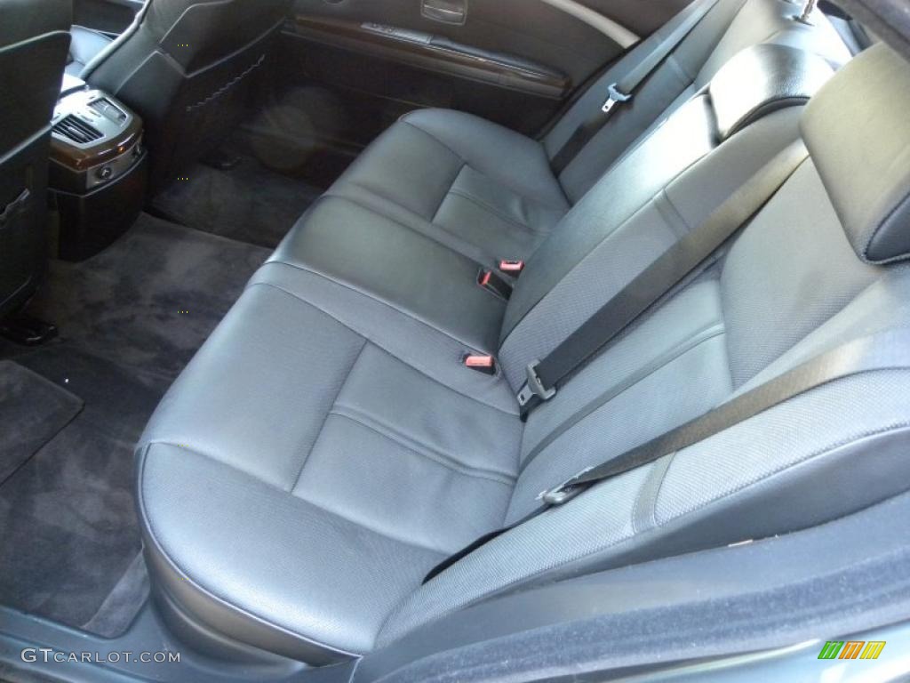 2004 7 Series 745Li Sedan - Titanium Grey Metallic / Black/Black photo #8