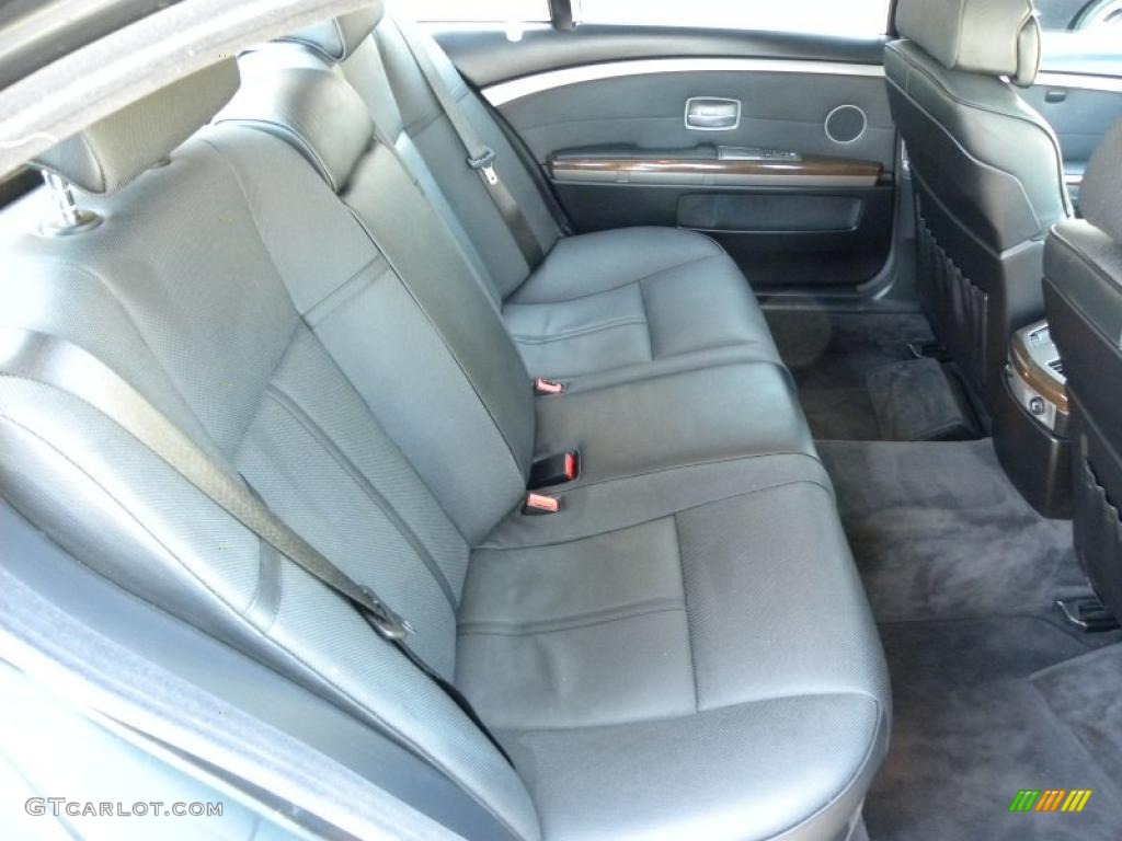2004 7 Series 745Li Sedan - Titanium Grey Metallic / Black/Black photo #11