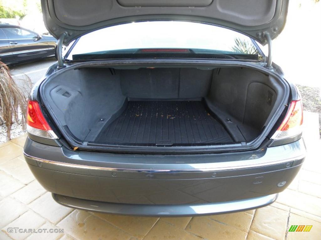 2004 7 Series 745Li Sedan - Titanium Grey Metallic / Black/Black photo #14