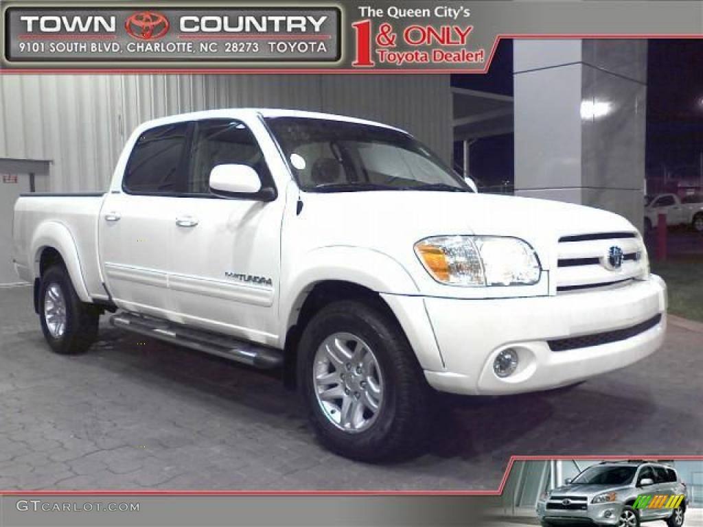 2006 Tundra Limited Double Cab - Natural White / Light Charcoal photo #1