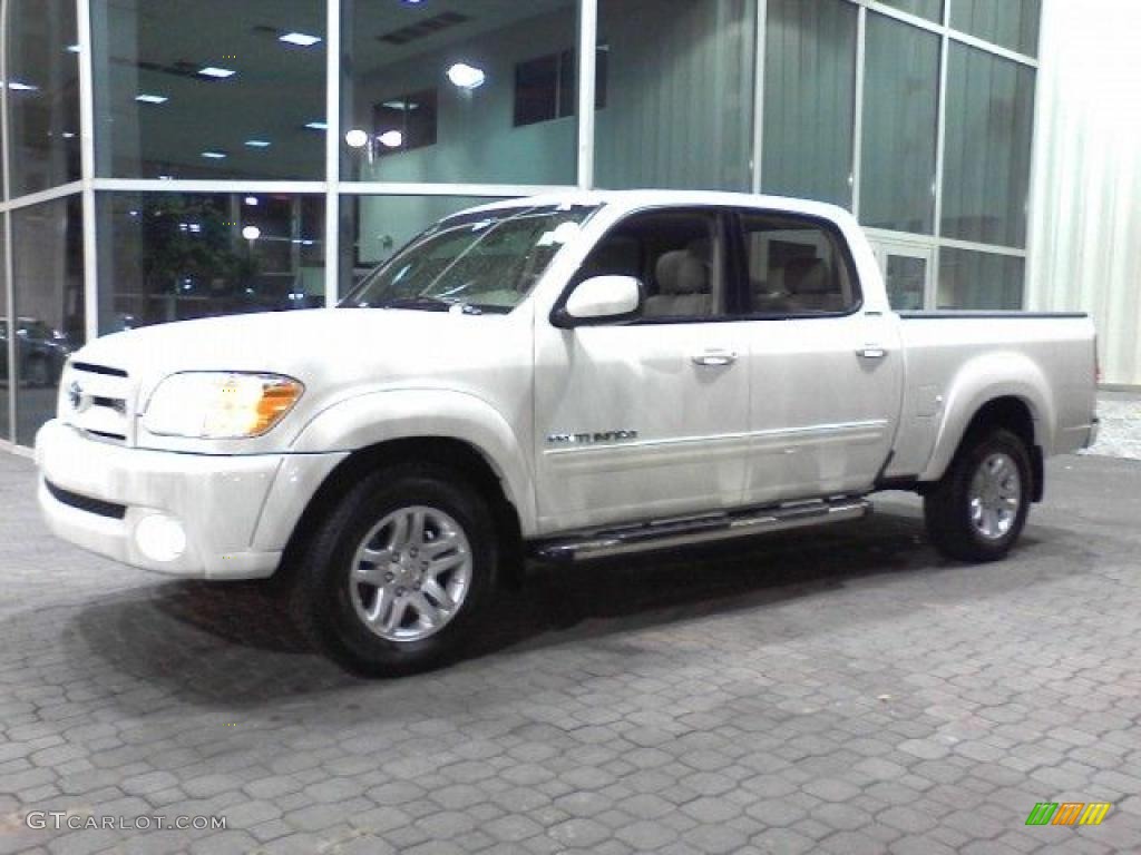 2006 Tundra Limited Double Cab - Natural White / Light Charcoal photo #18