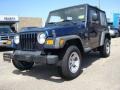 2004 Patriot Blue Pearl Jeep Wrangler X 4x4  photo #1