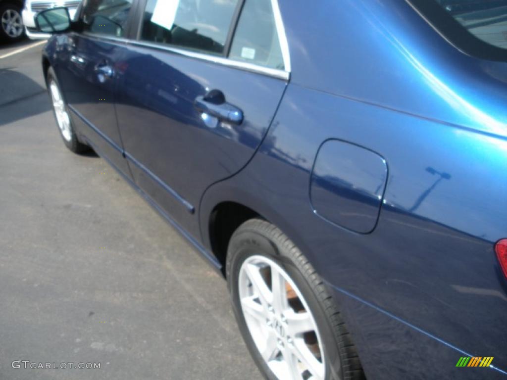2004 Accord EX V6 Sedan - Eternal Blue Pearl / Gray photo #7