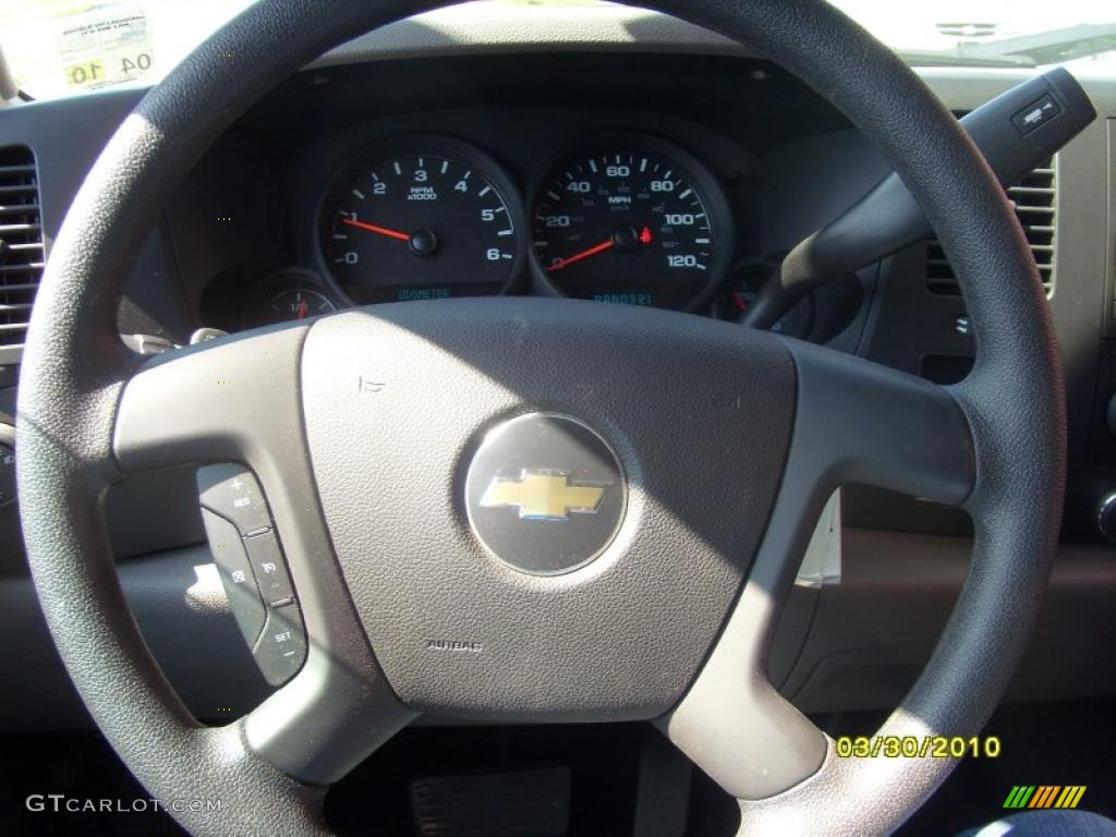 2008 Silverado 1500 LS Crew Cab - Blue Granite Metallic / Dark Titanium photo #7