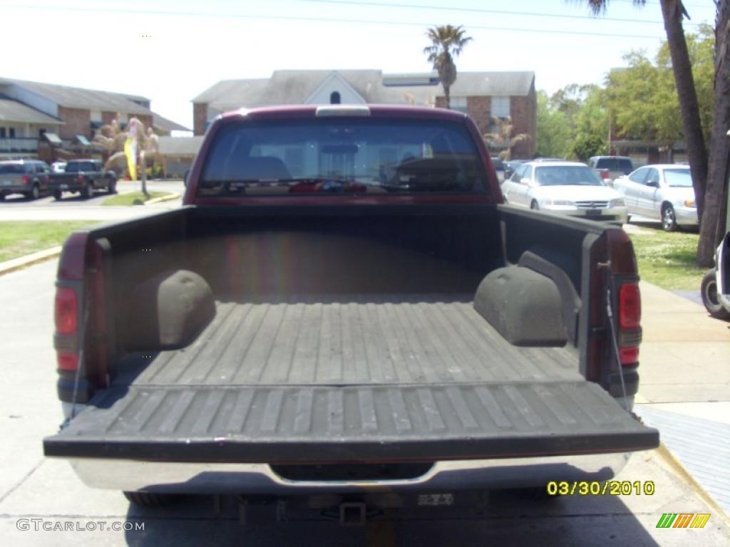 2000 Ram 1500 SLT Extended Cab - Dark Garnet Red Pearlcoat / Mist Gray photo #3