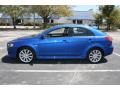 2010 Octane Blue Metallic Mitsubishi Lancer Sportback GTS  photo #8