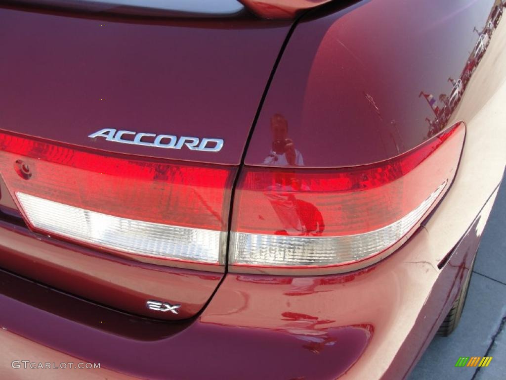 2003 Accord EX Sedan - Redondo Red Pearl / Gray photo #22