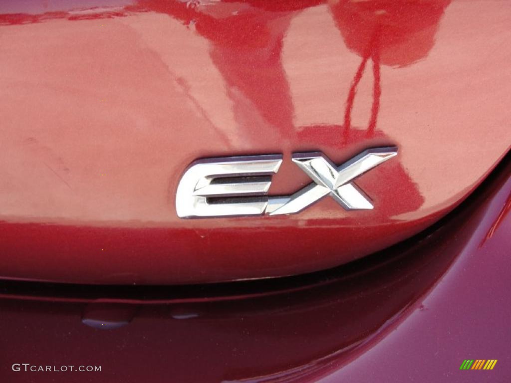 2003 Accord EX Sedan - Redondo Red Pearl / Gray photo #24