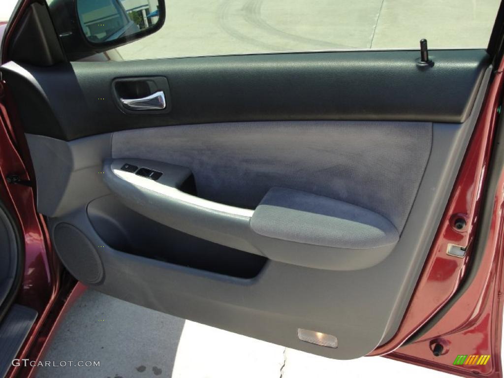 2003 Accord EX Sedan - Redondo Red Pearl / Gray photo #29