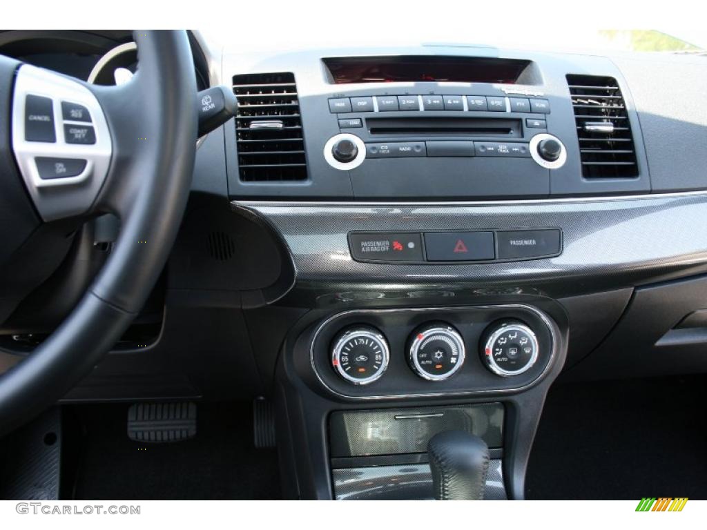 2010 Lancer Sportback GTS - Octane Blue Metallic / Black photo #40