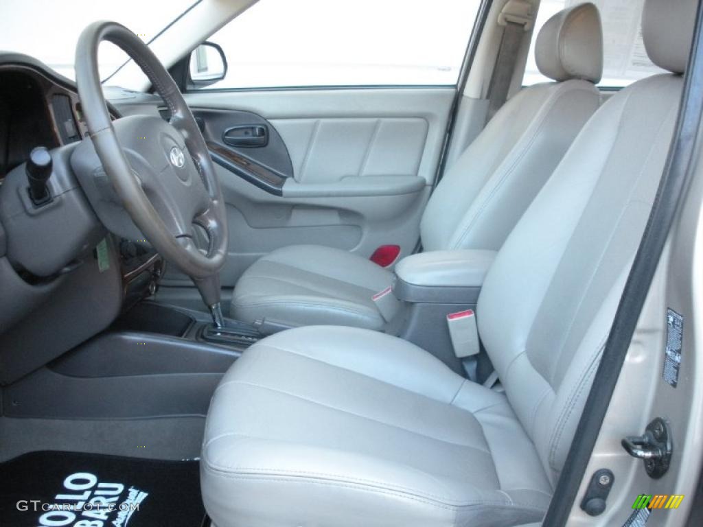 2006 Elantra Limited Sedan - Champagne Beige / Beige photo #9