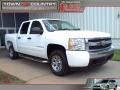 2008 Summit White Chevrolet Silverado 1500 LS Crew Cab  photo #1