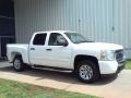 2008 Summit White Chevrolet Silverado 1500 LS Crew Cab  photo #17