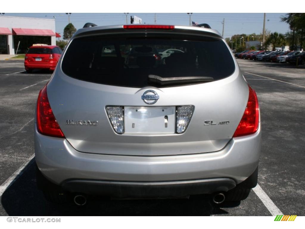 2003 Murano SL AWD - Sheer Silver Metallic / Charcoal photo #6