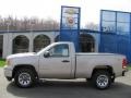 2008 Silver Birch Metallic GMC Sierra 1500 Regular Cab 4x4  photo #2