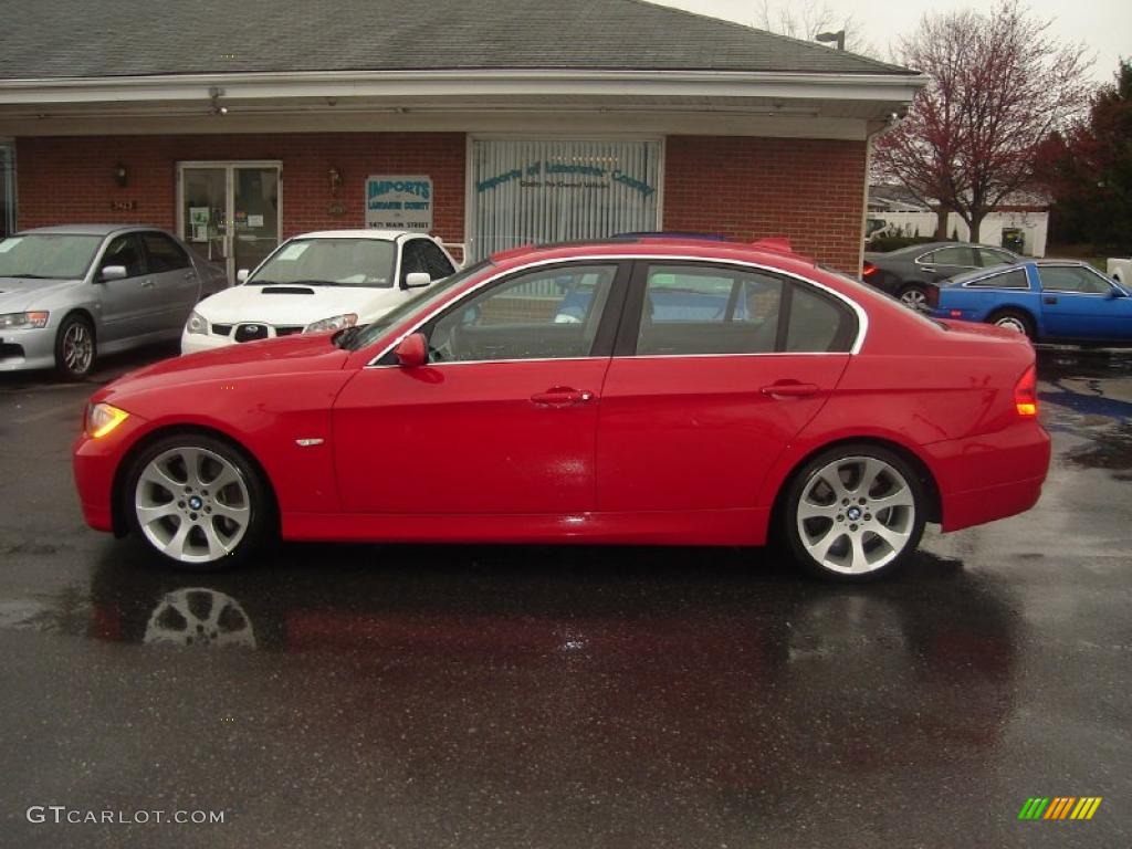 2007 Crimson Red Bmw 3 Series 335i Sedan 27805064 Photo 11