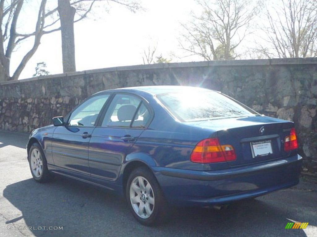2002 3 Series 325i Sedan - Topaz Blue Metallic / Sand photo #12