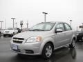 Cosmic Silver Metallic - Aveo LS Sedan Photo No. 2