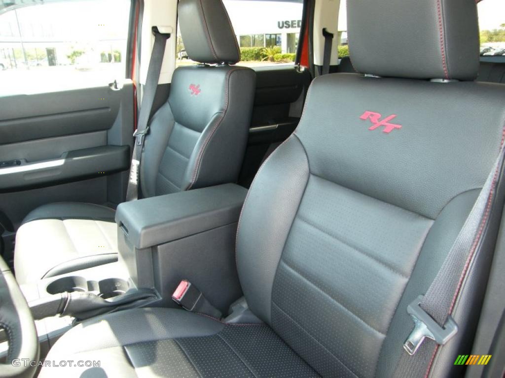 2008 Nitro R/T - Sunburst Orange Pearl / Dark Slate Gray photo #14
