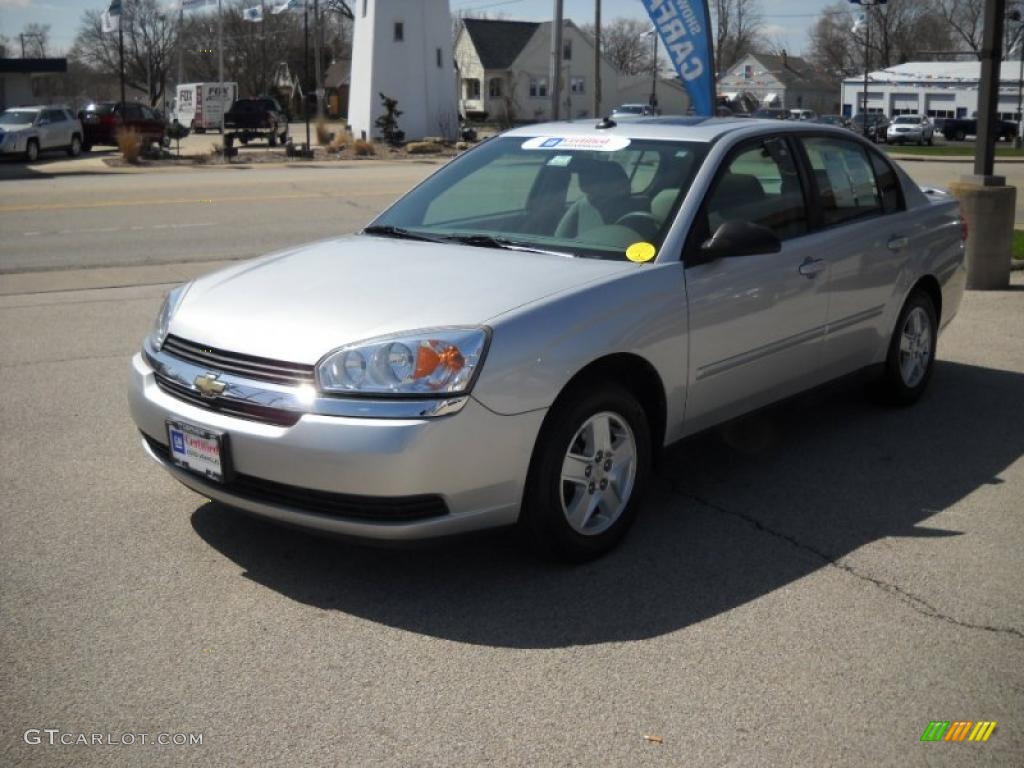 2005 Malibu LS V6 Sedan - Galaxy Silver Metallic / Gray photo #3