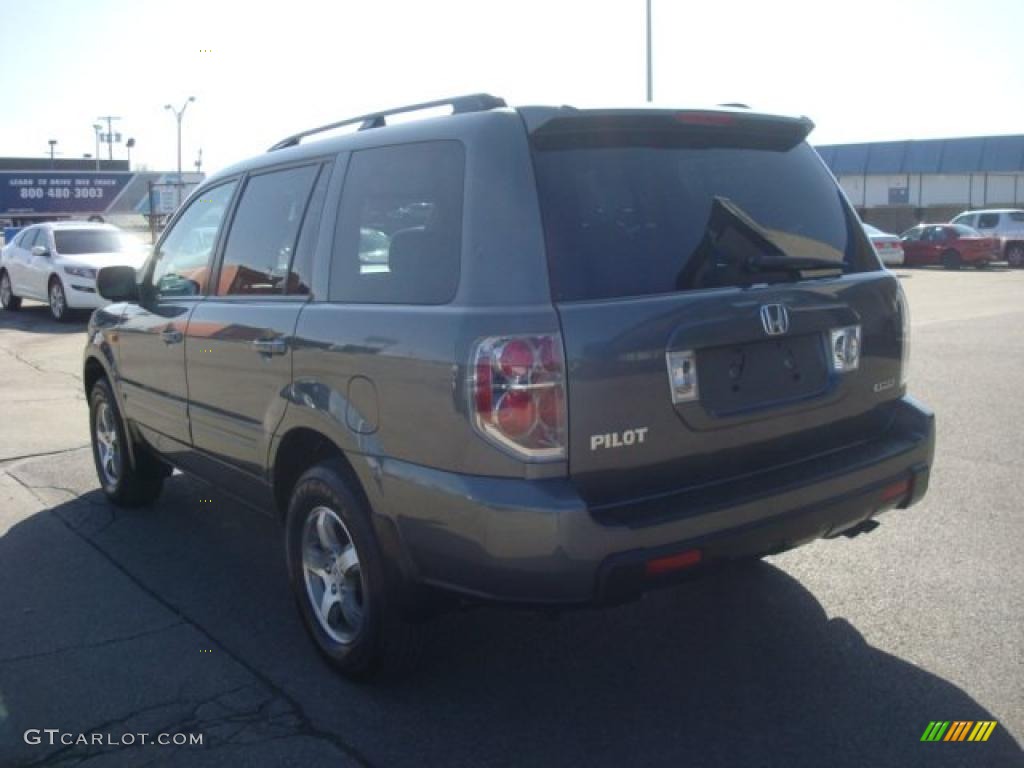 2007 Pilot EX 4WD - Nimbus Gray Metallic / Gray photo #2