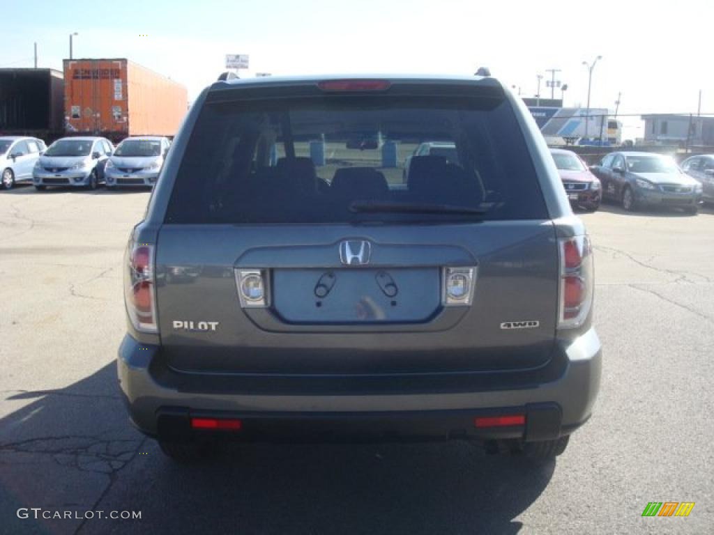 2007 Pilot EX 4WD - Nimbus Gray Metallic / Gray photo #3