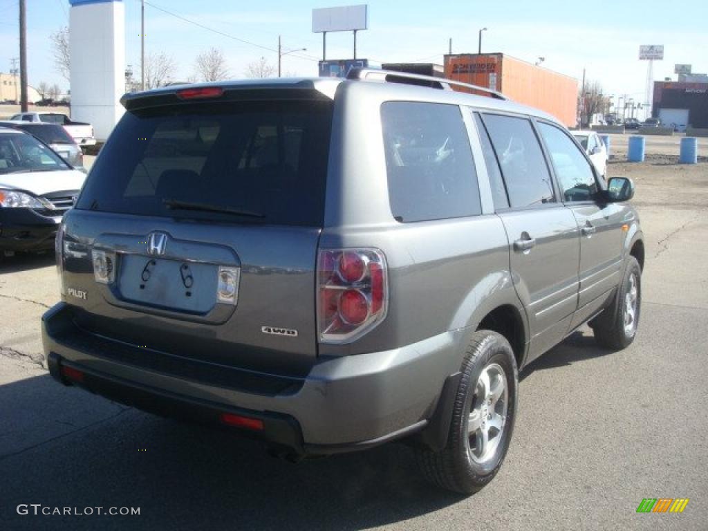 2007 Pilot EX 4WD - Nimbus Gray Metallic / Gray photo #4