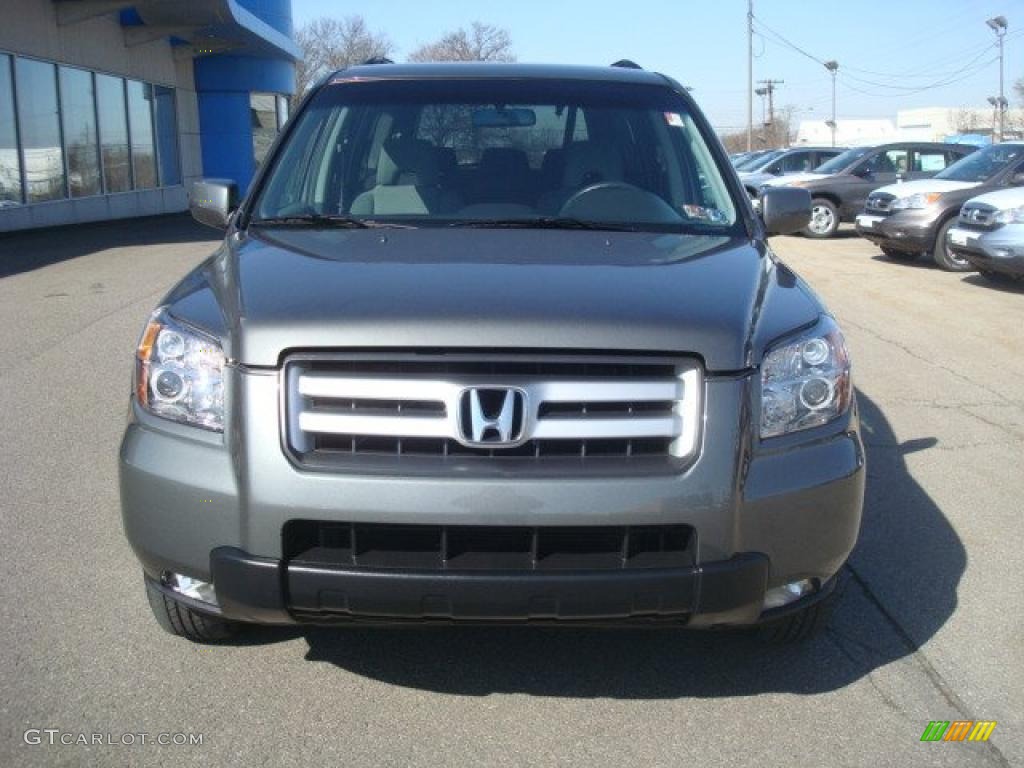 2007 Pilot EX 4WD - Nimbus Gray Metallic / Gray photo #6