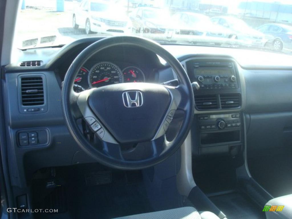 2007 Pilot EX 4WD - Nimbus Gray Metallic / Gray photo #10
