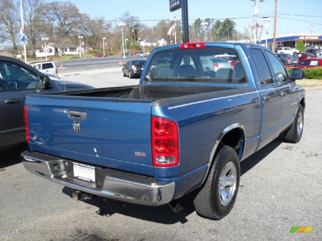 2005 Ram 1500 SLT Quad Cab - Atlantic Blue Pearl / Dark Slate Gray photo #4