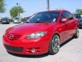 2004 Velocity Red Mazda MAZDA3 s Sedan  photo #7