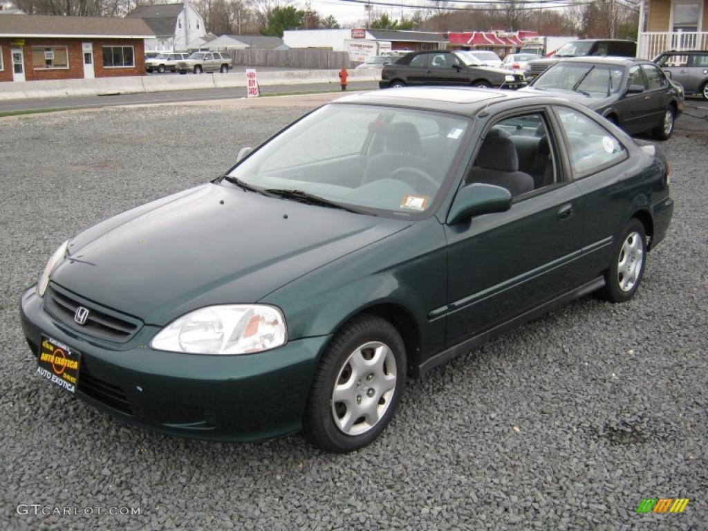 2000 Clover Green Pearl Honda Civic Ex Coupe 27851270