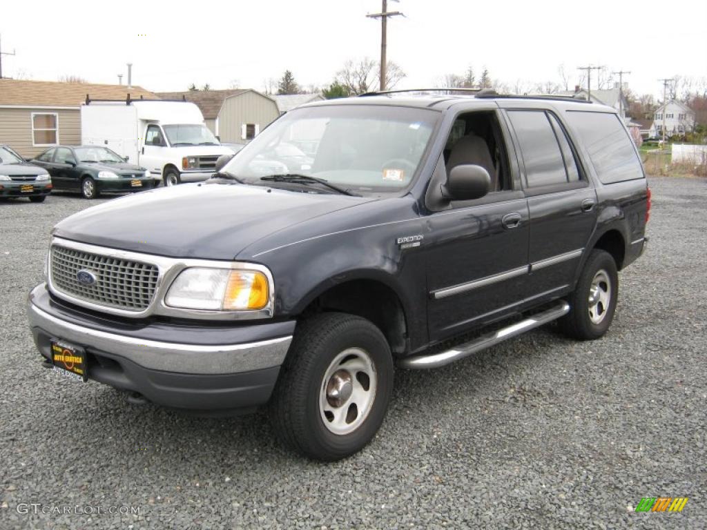 2001 Expedition XLT 4x4 - Deep Wedgewood Blue Metallic / Medium Graphite photo #1