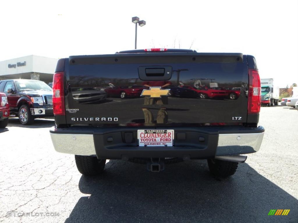 2008 Silverado 1500 LTZ Crew Cab 4x4 - Dark Cherry Metallic / Ebony photo #4