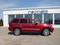 2010 Inferno Red Crystal Pearl Jeep Grand Cherokee Limited 4x4  photo #1