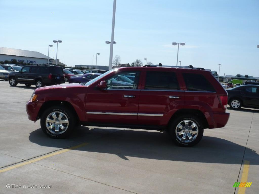2010 Grand Cherokee Limited 4x4 - Inferno Red Crystal Pearl / Dark Slate Gray/Light Graystone photo #5