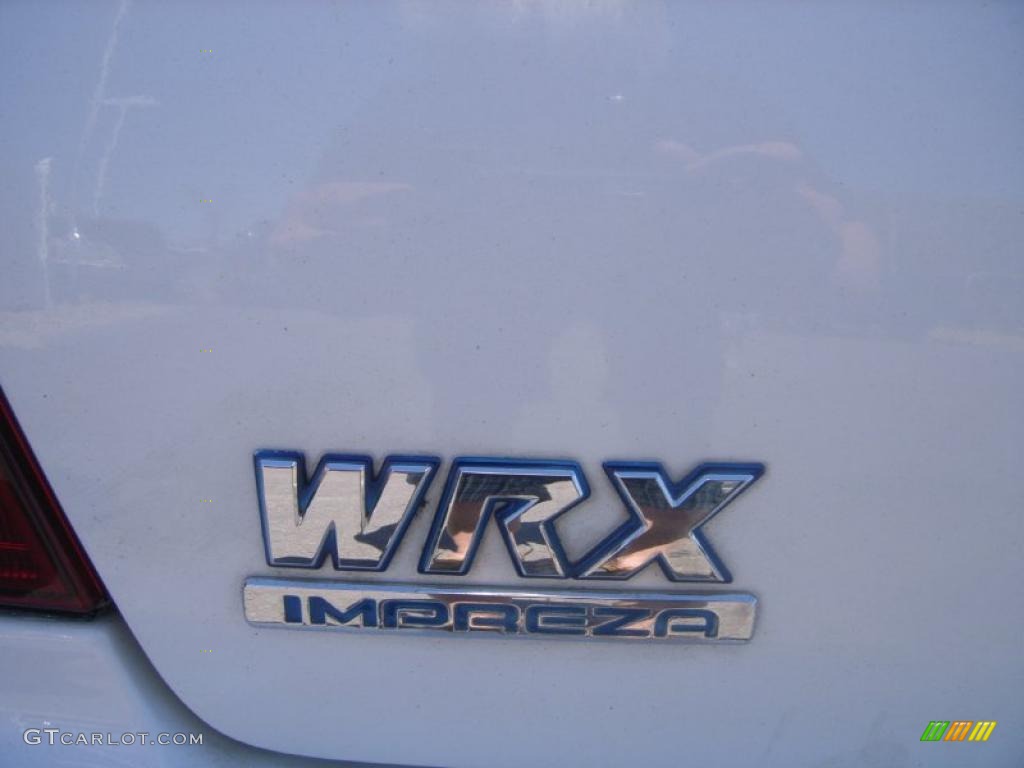 2002 Impreza WRX Sedan - Aspen White / Black photo #5