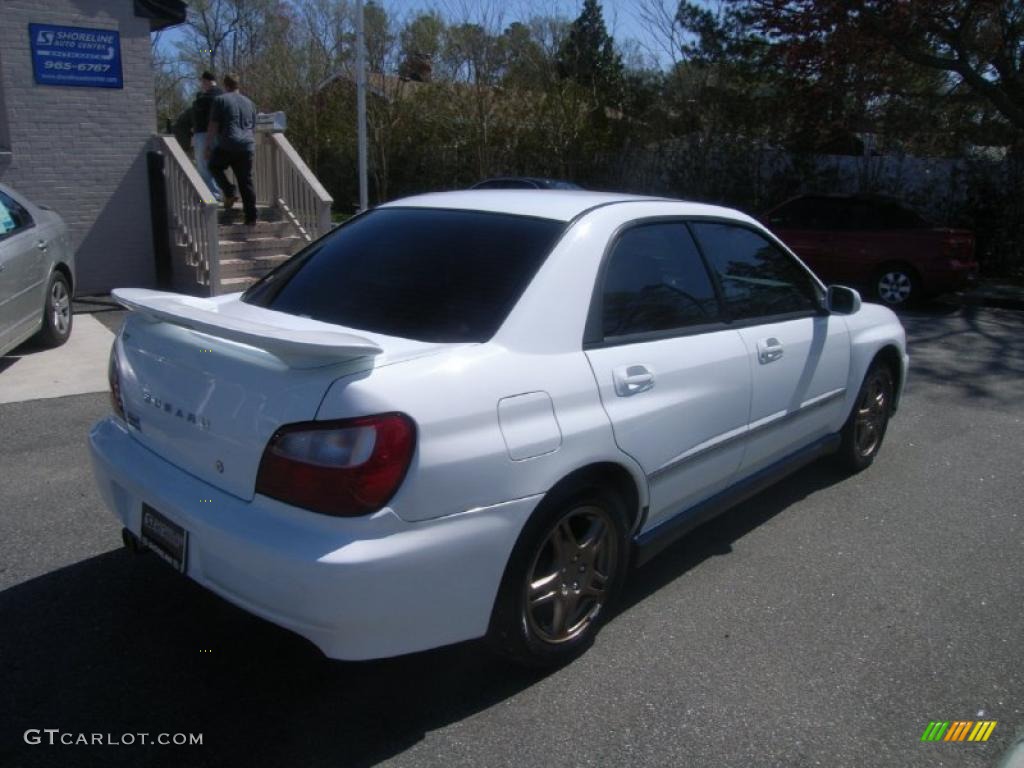 2002 Impreza WRX Sedan - Aspen White / Black photo #6