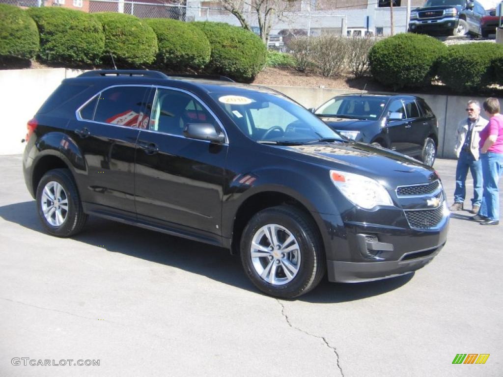 2010 Equinox LT AWD - Black / Jet Black photo #8