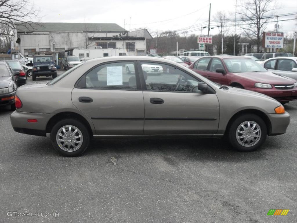 1998 Protege DX - Moonlight Gray Pearl Metallic / Beige photo #4