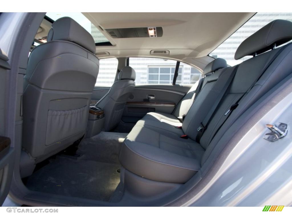 2003 7 Series 745Li Sedan - Titanium Silver Metallic / Basalt Grey/Flannel Grey photo #10