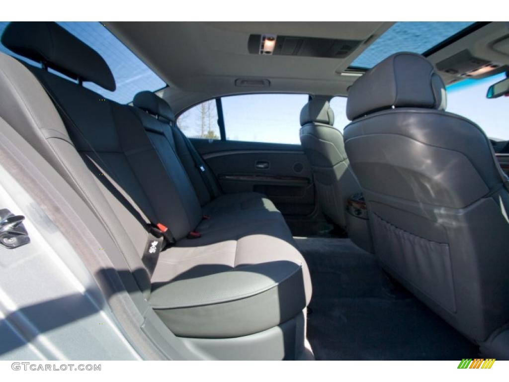 2003 7 Series 745Li Sedan - Titanium Silver Metallic / Basalt Grey/Flannel Grey photo #12