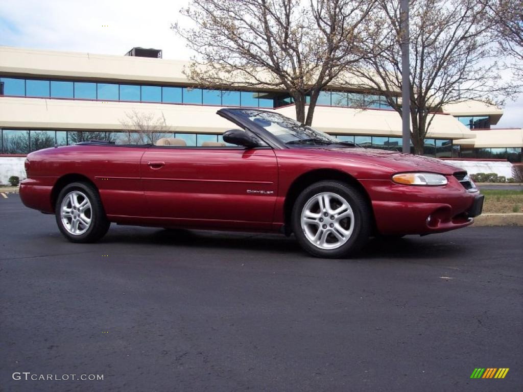 1997 Sebring JXi Convertible - Indy Red / Camel photo #3