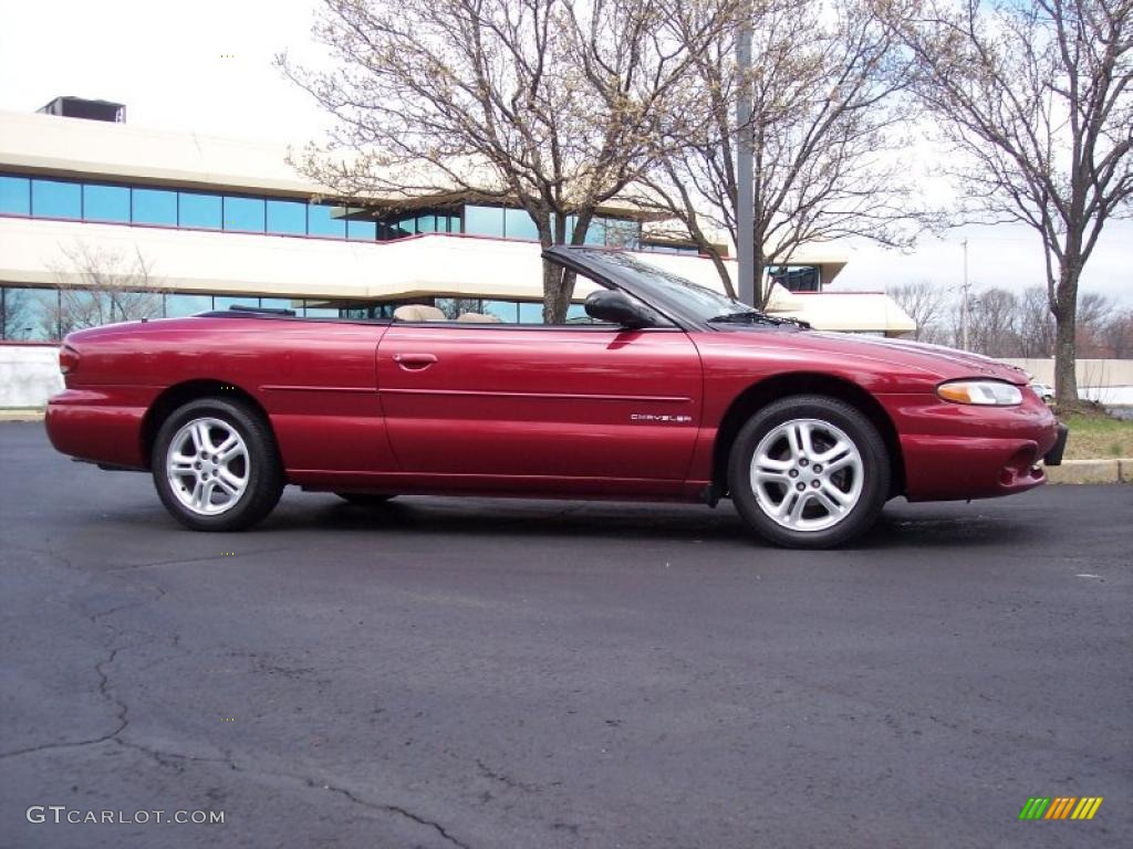 1997 Sebring JXi Convertible - Indy Red / Camel photo #4