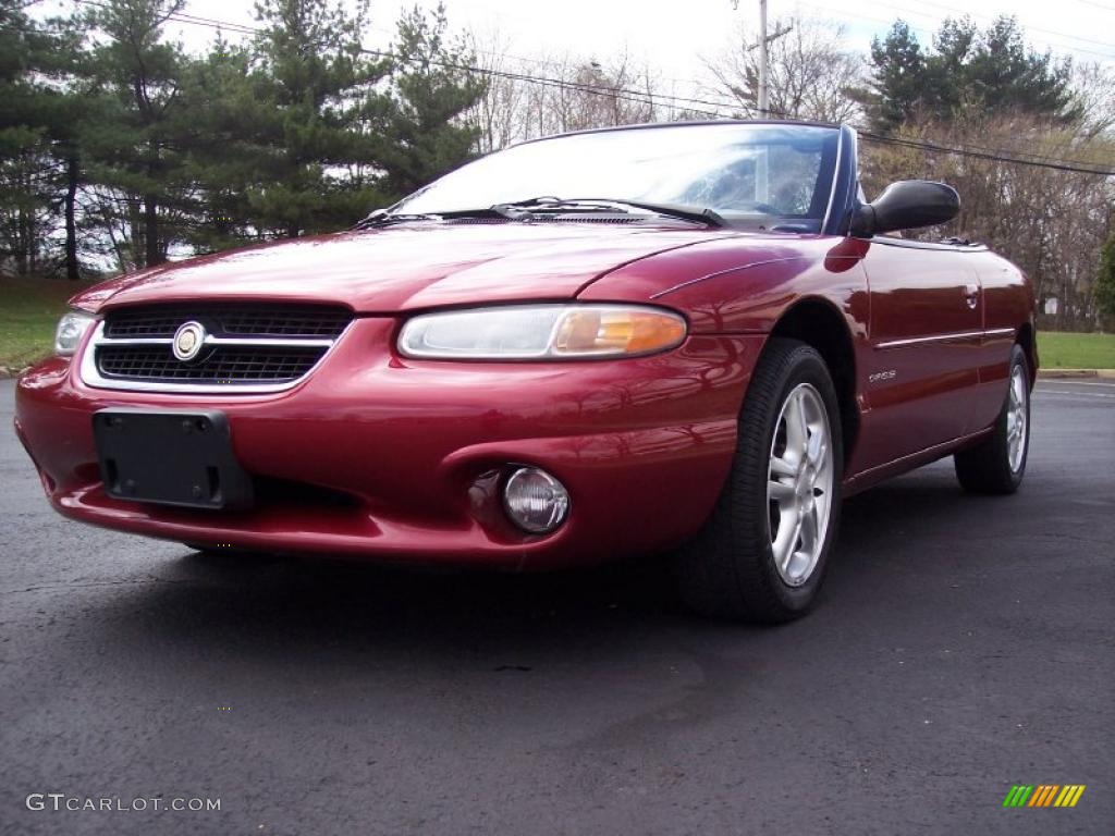 1997 Sebring JXi Convertible - Indy Red / Camel photo #6